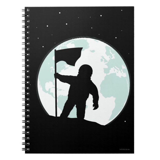 Carnet Silhouette d'astronaute (Devant)