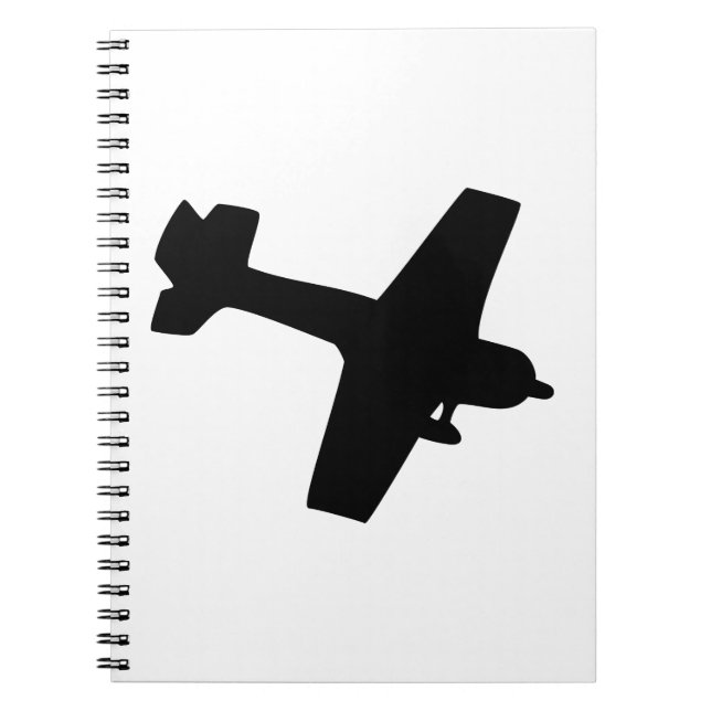 Carnet Silhouette d'avion (Devant)