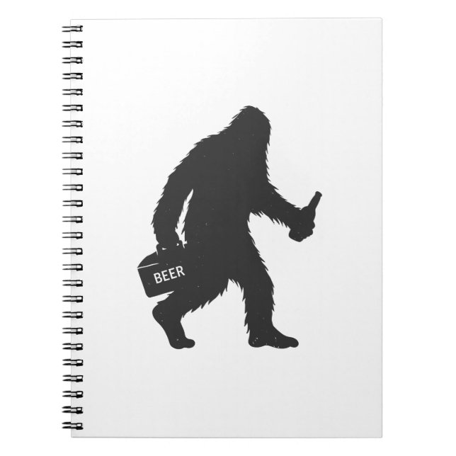 Carnet Silhouette de bière Bigfoot (Devant)