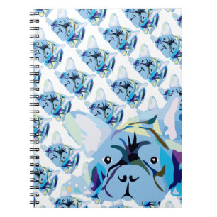 Carnet Silhouette de Bouledogue Français