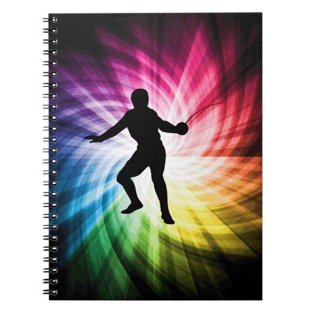 Carnet Silhouette de clôture; spectre (Devant)