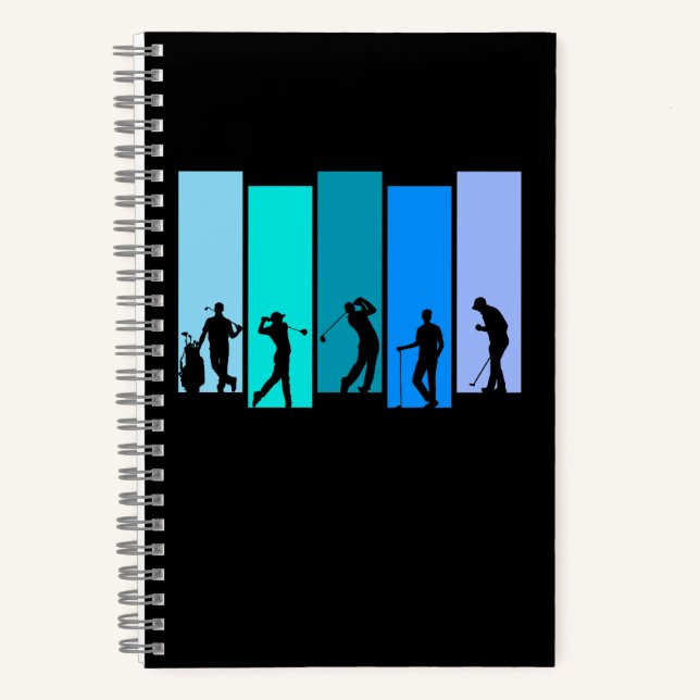Carnet Silhouette de Golfer (Recto)