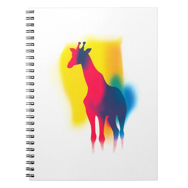 Carnet Silhouette de peinture peinture en vaporisateur co (Devant)