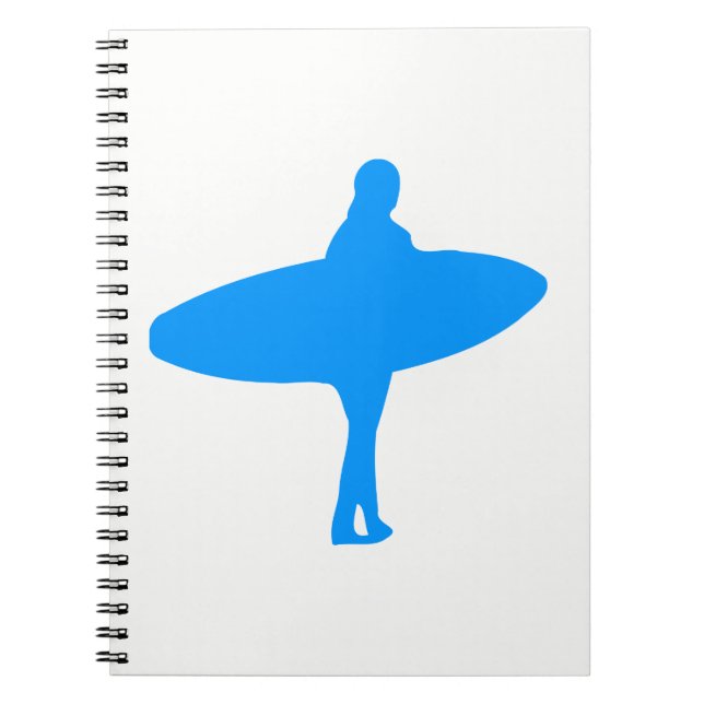 Carnet Silhouette de surfeur (Devant)