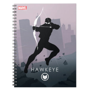 Carnet Silhouette héroïque de Hawkeye
