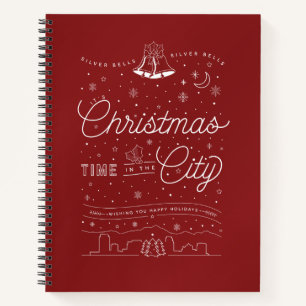 Carnet Silver Bells Christmas Sketchbook Blank
