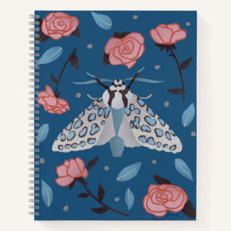 Carnet Silver-Spotted Tiger Moth Art