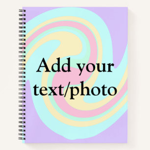 Carnet Simple acrylique pour marbre ajouter votre nom de 