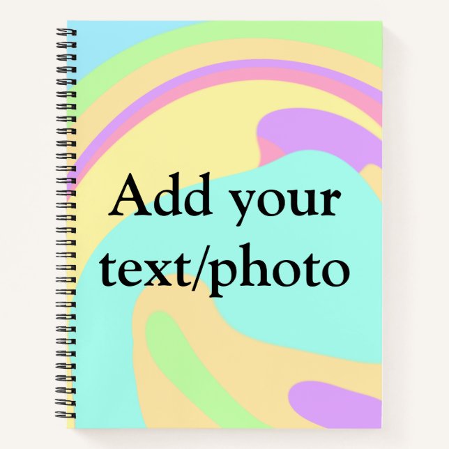 Carnet Simple acrylique pour marbre ajouter votre nom de  (Devant)