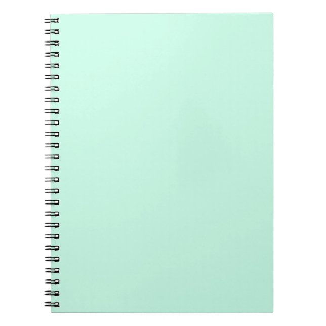 Carnet simple couleur simple uni couleur personnalisée pa (Devant)