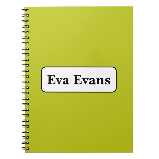 Carnet Simple et élégant (Devant)