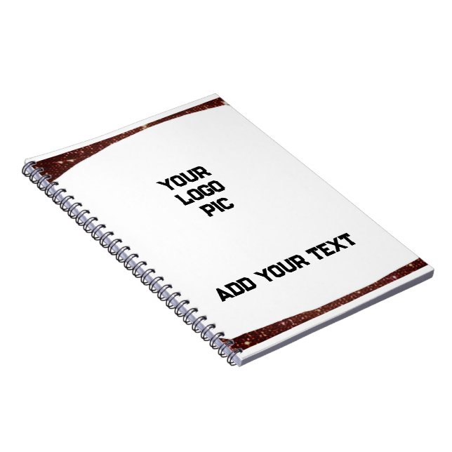 Carnet Simple et minimal ajouter votre parties scintillan (Côté Droit)