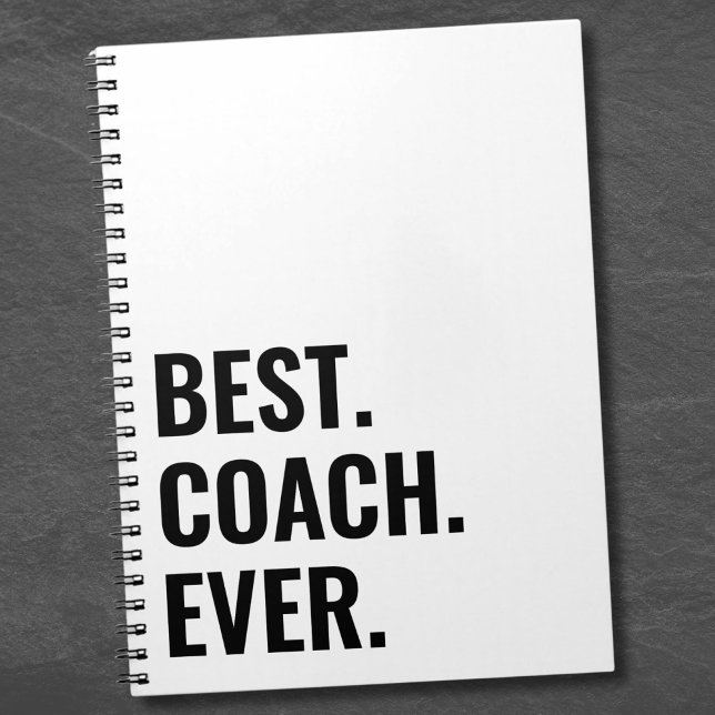 Carnet Simple meilleur entraîneur jamais (Simple Best Coach Ever notebook)