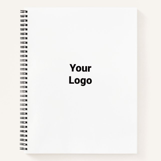 Carnet simple minimal ajoutez votre texte monogramme phot (Devant)