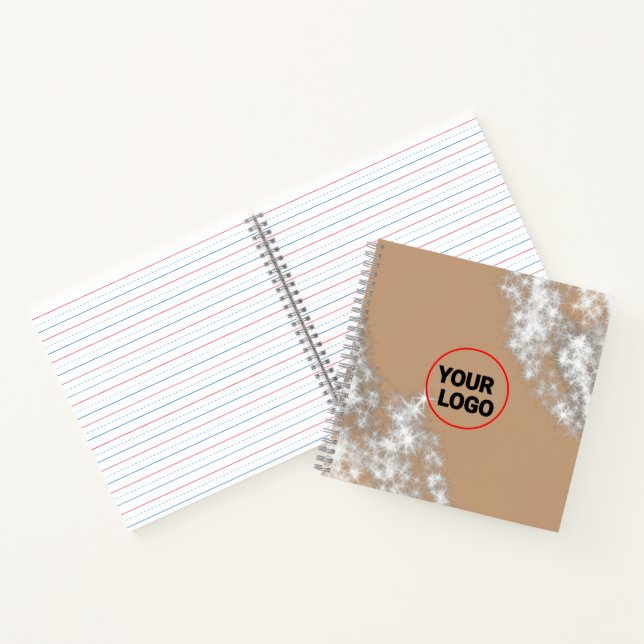 CARNET SIMPLE MODERNE MODERNE MONOGRAM ÉLÉGANT CHIC STYLE (Intérieur)