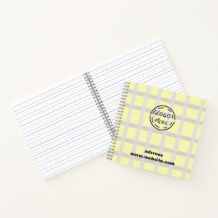 CARNET SIMPLE MODERNE MODERNE MONOGRAM ÉLÉGANT CHIC STYLE