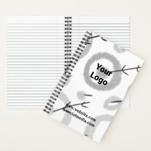CARNET SIMPLE MODERNE MODERNE MONOGRAM ÉLÉGANT CHIC STYLE