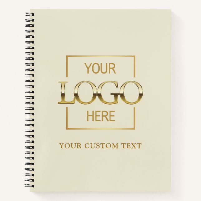 Carnet Simple Personalized Business Logo Promotional  (Devant)