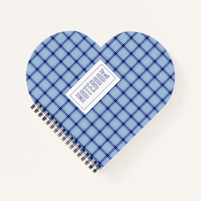 Carnet Simple Style Chake Rustique Bleu  (Devant)