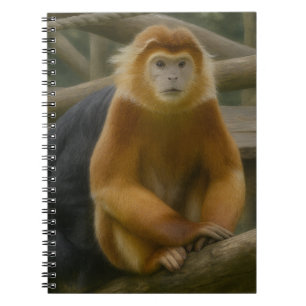 Carnet Singe à nez serré dans le refuge des bois