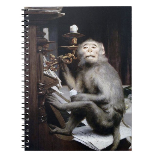 Carnet Singe de sourire (Devant)