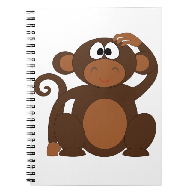 Carnet Singe mignon (Devant)