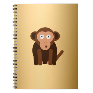Carnet Singe mignon personnalisé