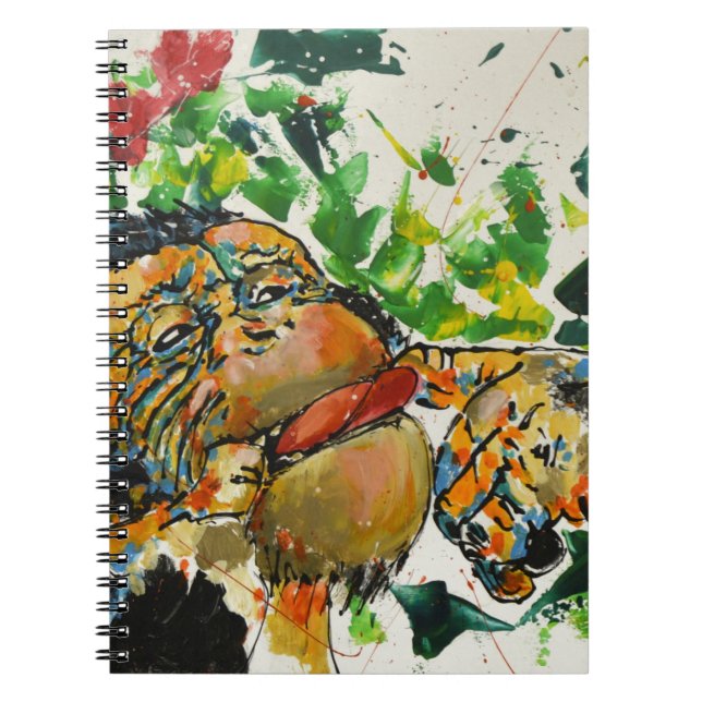 Carnet Singe - monsieur (Devant)