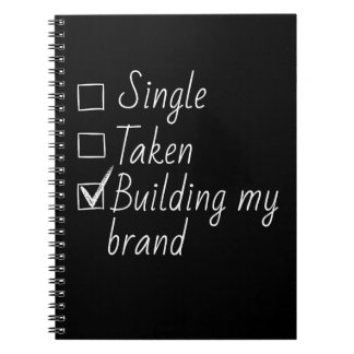 Carnet Single Taken Checklist Style Motivational Quote  N