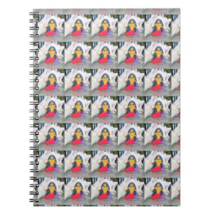 carnet sirène assise