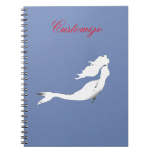 Carnet Sirène blanche sous-marine nage Thunder_Cove