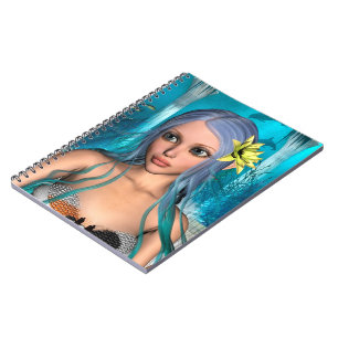 Carnet Sirène Bleue