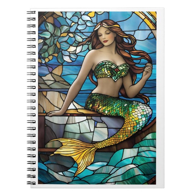 Carnet Sirène en verre (Devant)
