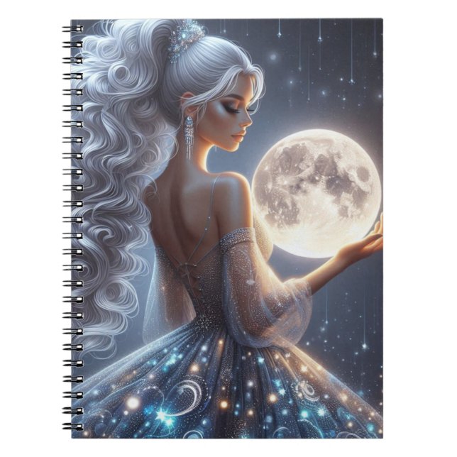 Carnet Sirène lune (Devant)