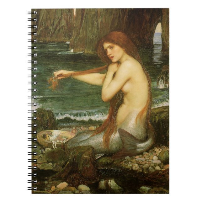 Carnet Sirène par John William Waterhouse (Devant)