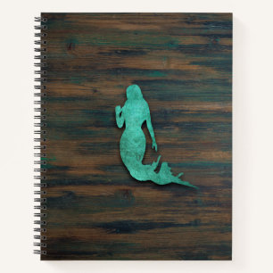 Carnet Sirène rustique (Turquoise)