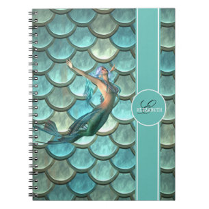 Carnet Sirène sur Écailles de Queue de Sirène - Personnal