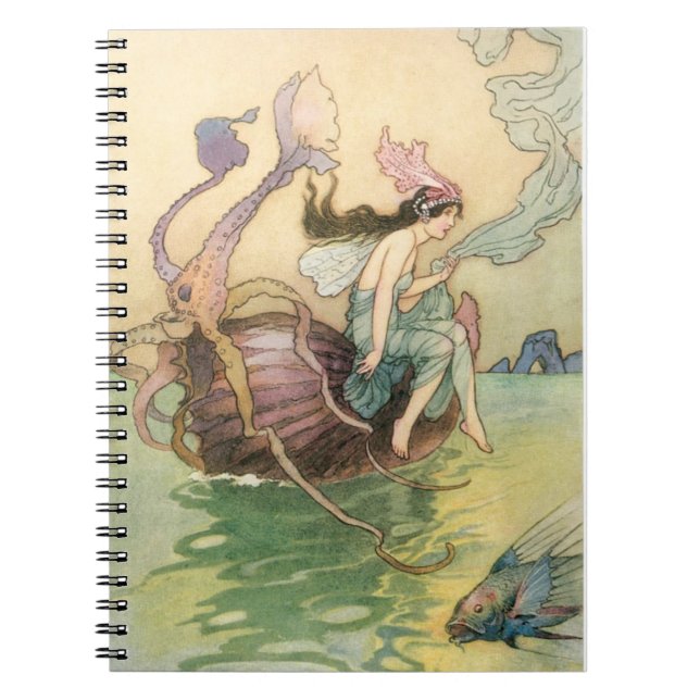 Carnet Sirène vintage (Devant)