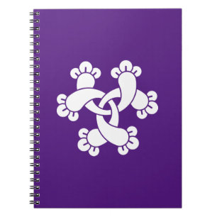 Carnet Six gousses entrelacées