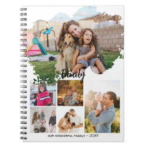 Carnet Six Photos Collage Simple Frame Family Diary