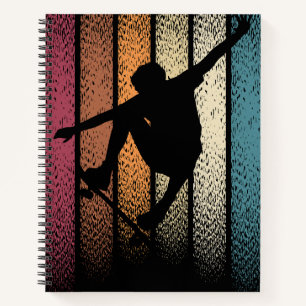 Carnet Skateboard Vintage Rétro