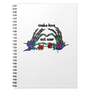 Carnet Skeleton conception de coeur main
