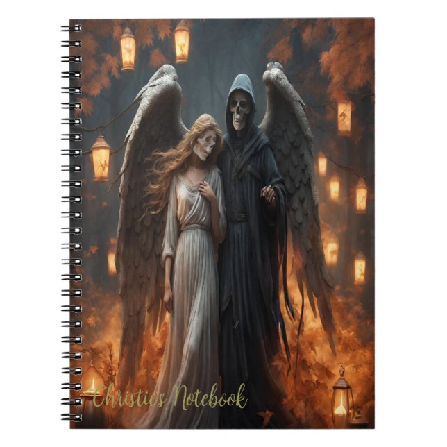 Carnet Skeleton Couple, Dark Romance (Devant)