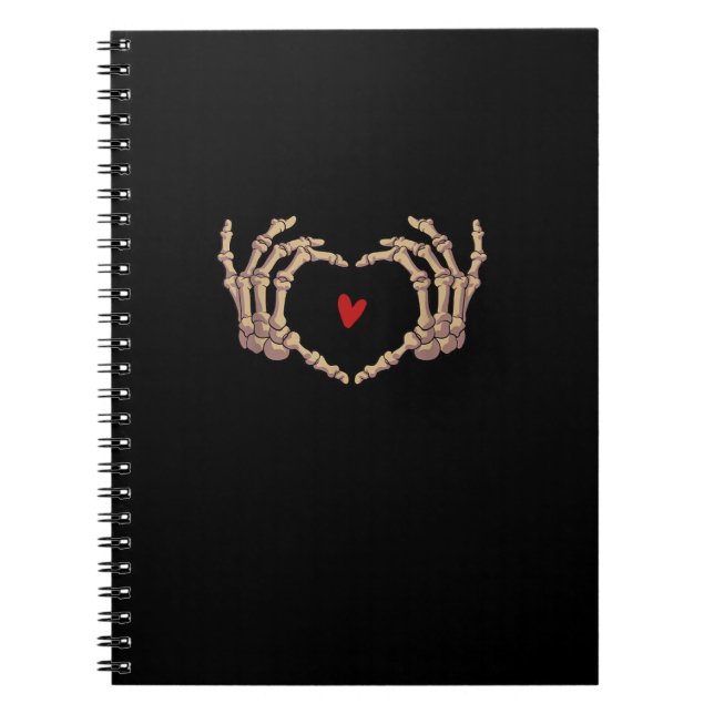 Carnet Skeleton Mains Femmes Skeleton Mains Halloween (Devant)