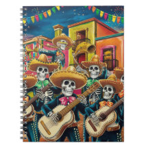 Skeleton Mariachi Band Día de Los muertos