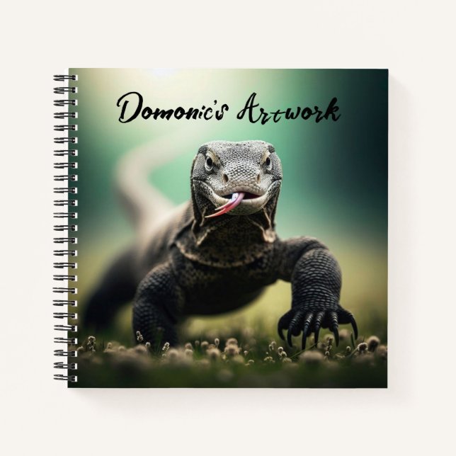 Carnet Sketbook Komodo Dragon (Devant)