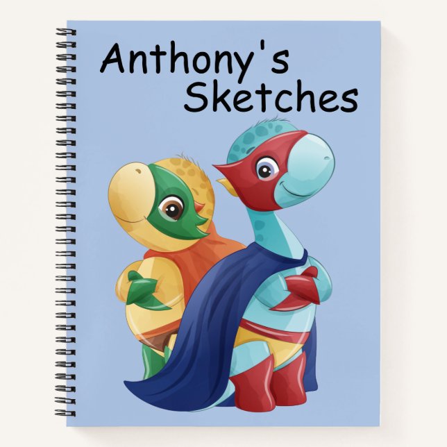Carnet Sketch de Super Hero pour enfants (Devant)