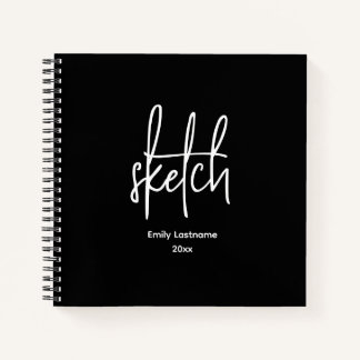 Carnet Sketch Sketchbook personnalisé