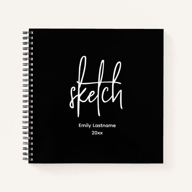 Carnet Sketch Sketchbook personnalisé (Devant)