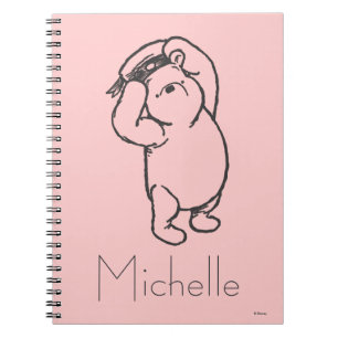 Carnet Sketch Winnie l'Ourson 1 - Personnalisé